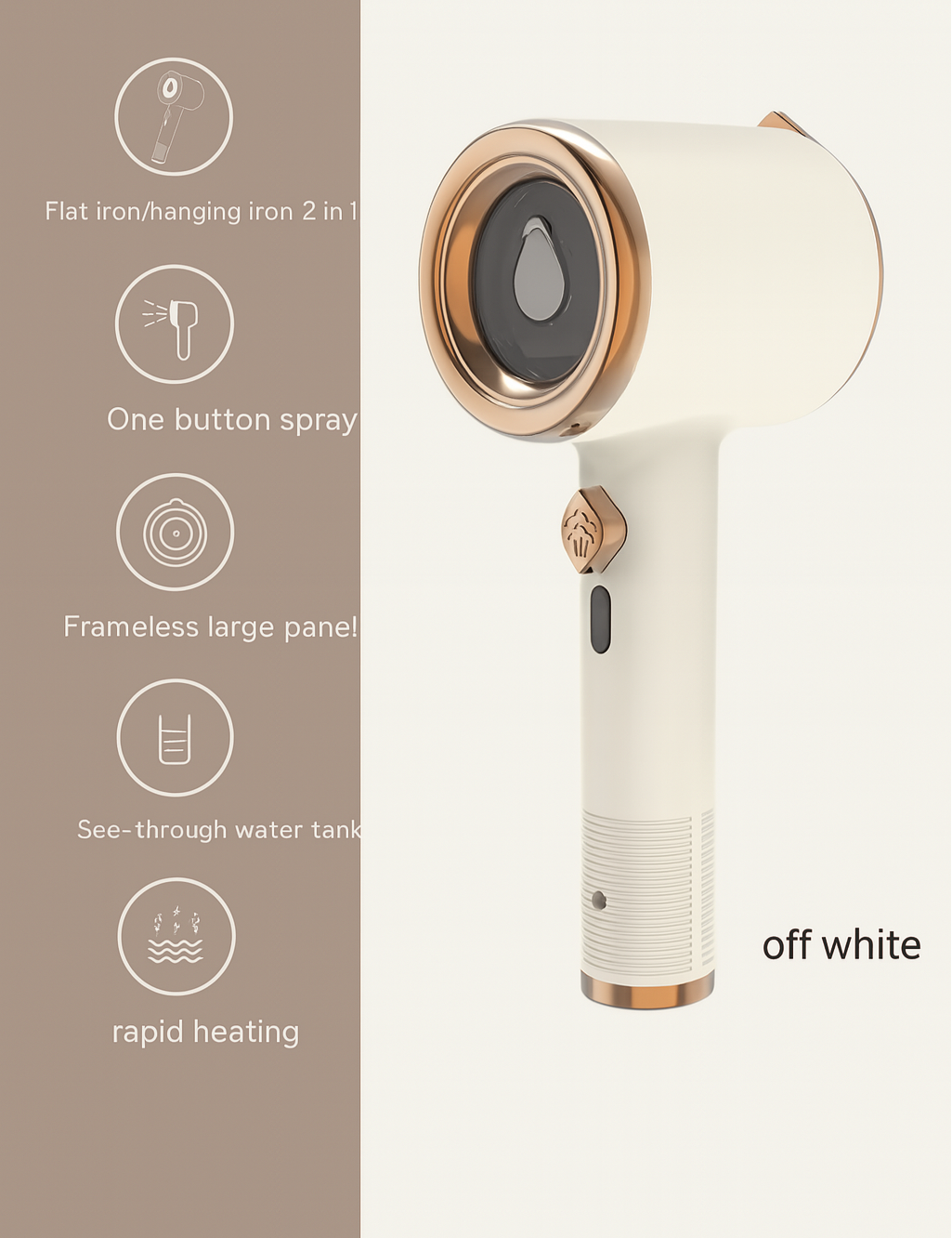 NovaSteam™ Mini Handheld Garment Steamer – Dual Mode Ironing & Wrinkle Remover
