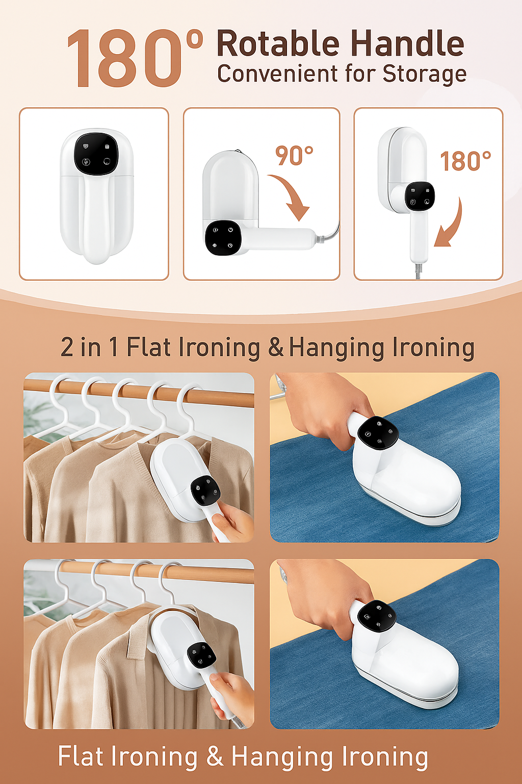 NovaSteam™ ProFold 2-in-1 Travel Steamer & Iron – Foldable, 1500W, Dual ModeNovaSteam™ ProFold 2-in-1 Travel Steamer & Iron – Foldable, 1500W, Dual Mode
