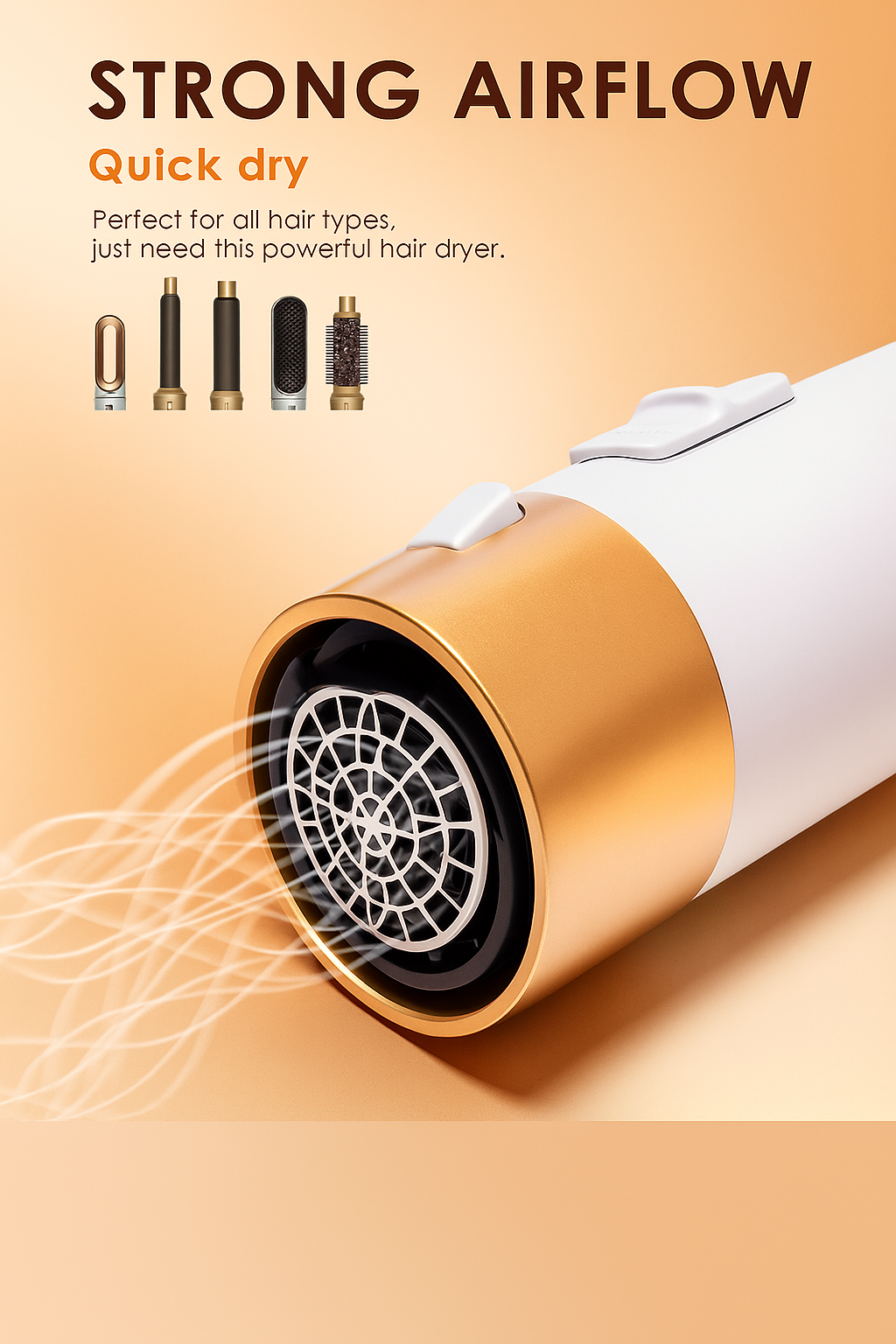 NovaStyler™ 5-in-1 Hair Dryer & Curler Kit