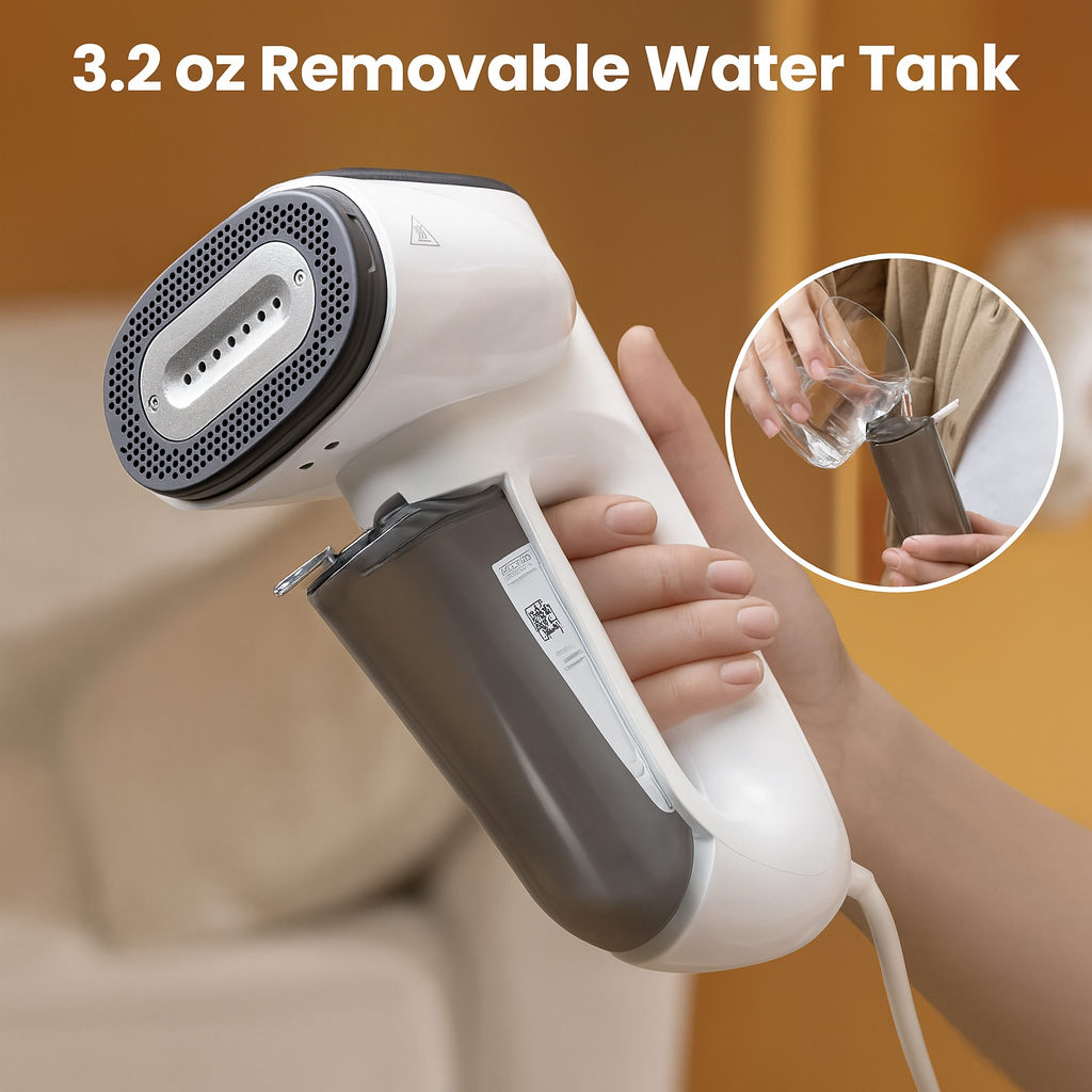 “NovaSteam™ Magic 2-in-1 Vacuum Garment Steamer & Iron”